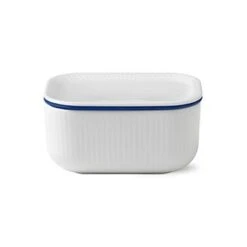 Royal Copenhagen White Fluted Botervloot