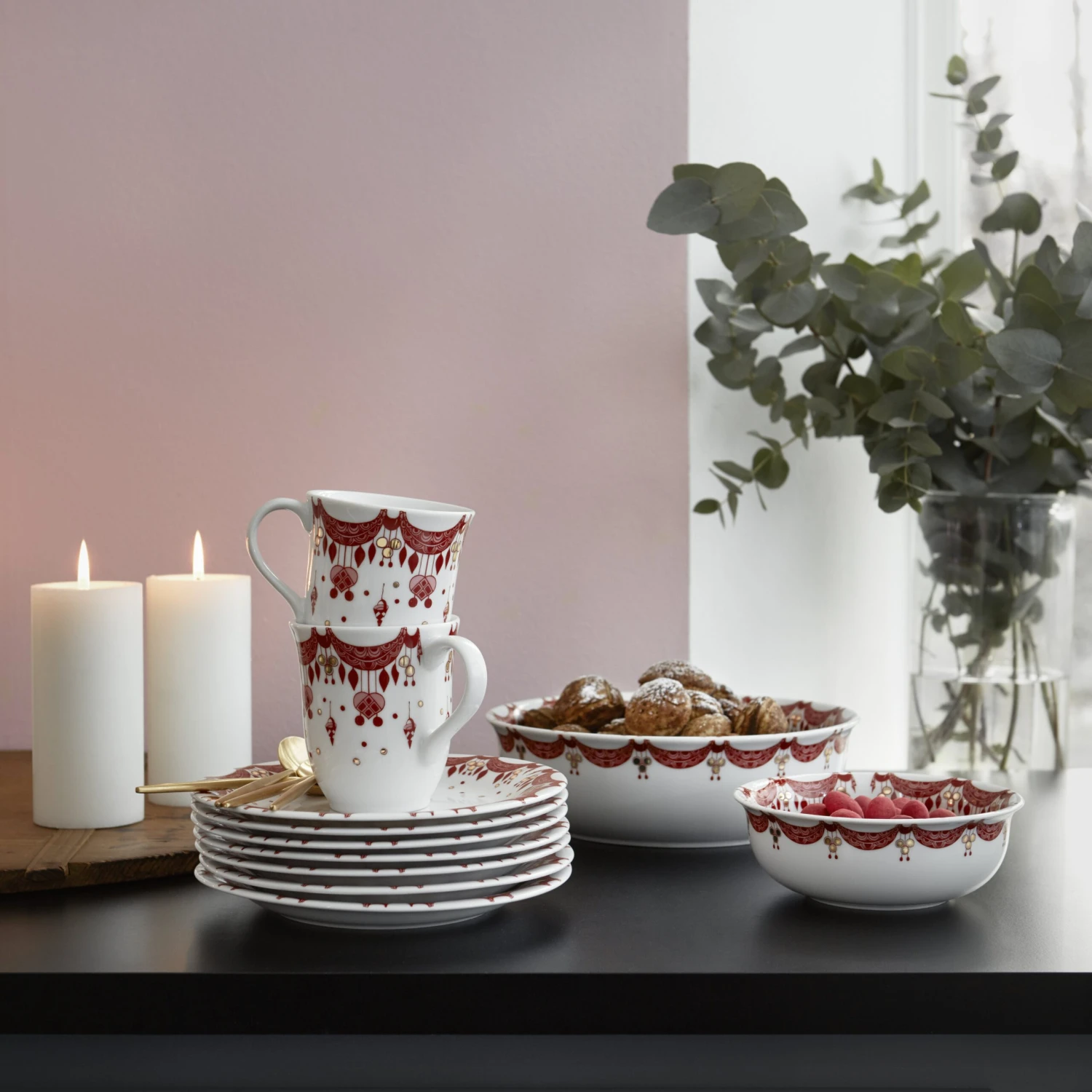 Bjørn Wiinblad Christmas Bord Ø 20 Cm. 5 Bjørn Wiinblad Christmas Bord Ø 20 Cm. - Afbeelding 3