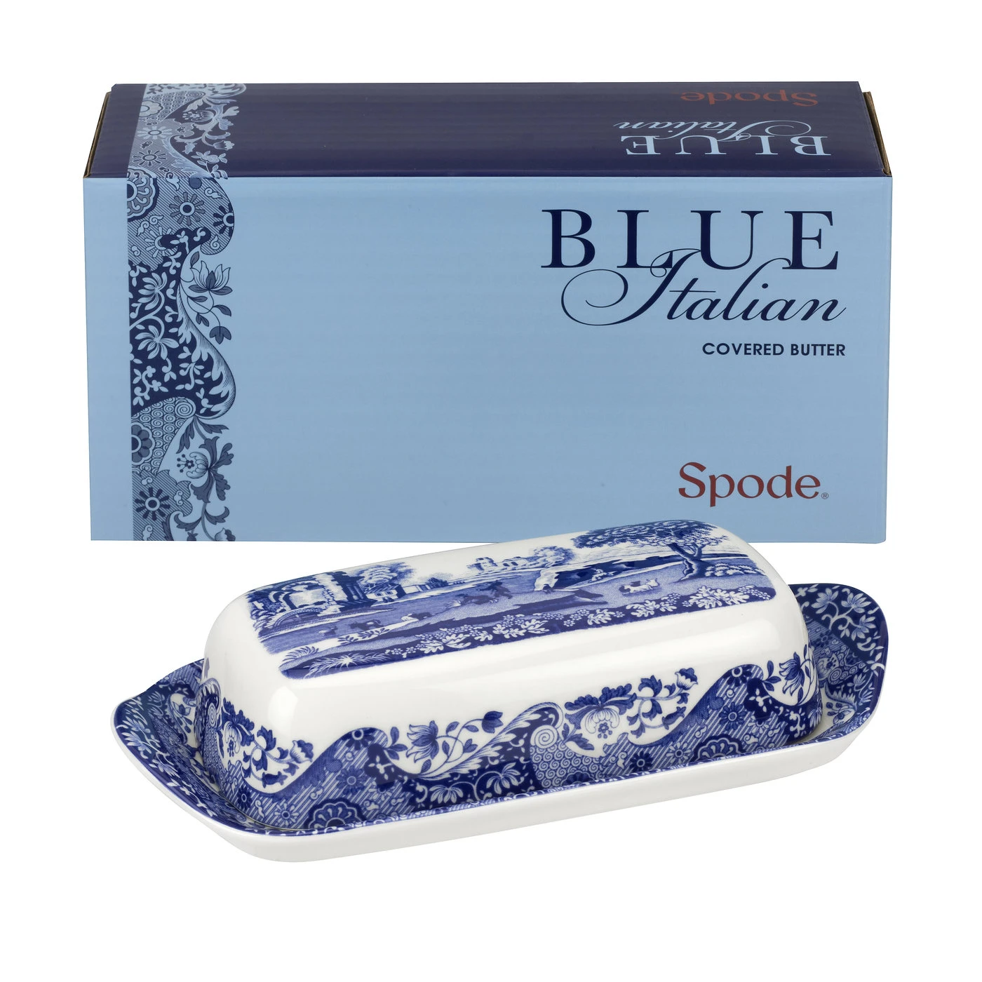 Spode Blue Italian Botervloot 7 Spode Blue Italian Botervloot - Afbeelding 5