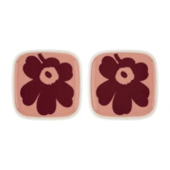 Marimekko Unikko Bordje 10x10 Cm 2-pack