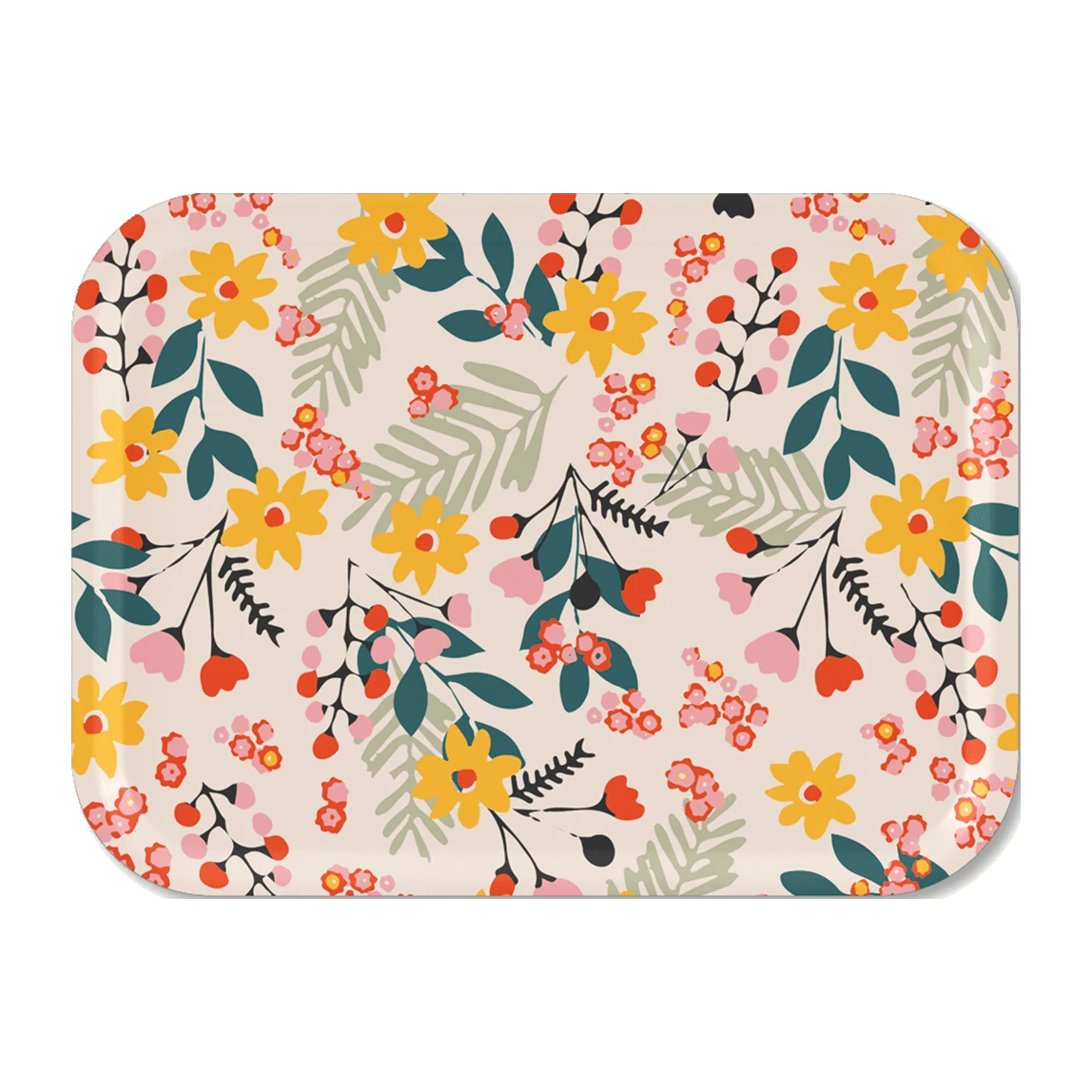 Flower Dienblad 20x27 Cm 3 Flower Dienblad 20x27 Cm