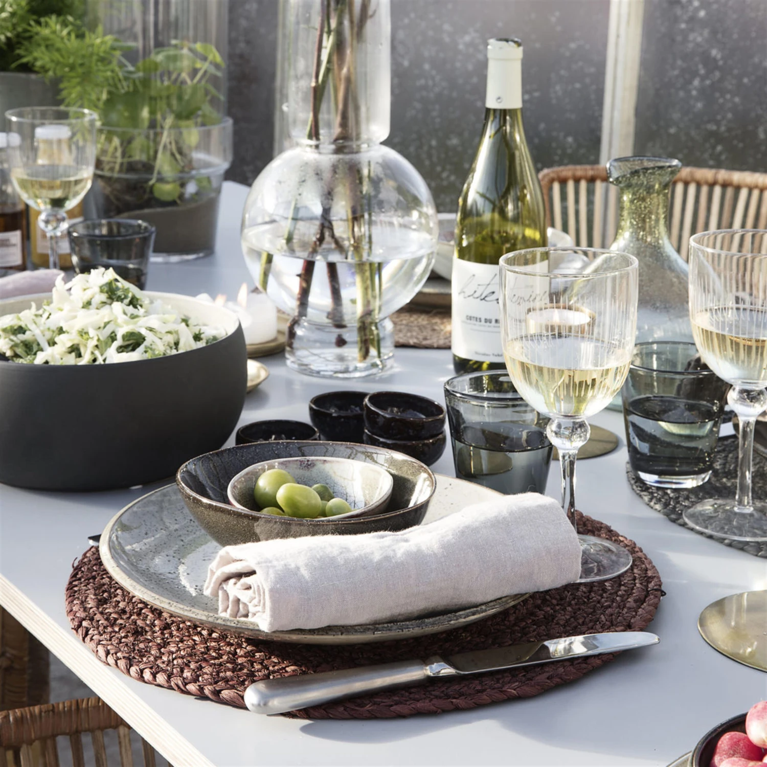 House Doctor Lake Bord Grijs 4 House Doctor Lake Bord Grijs - Afbeelding 2